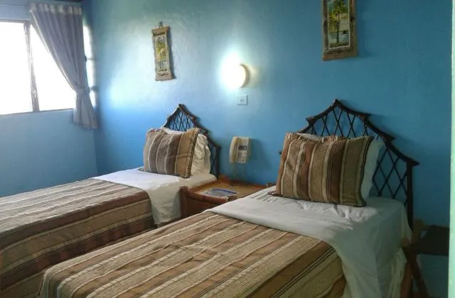 Hotel Caribe Barahona room 2 smal bed